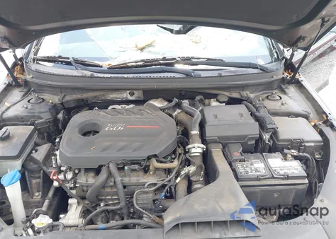 2018 Hyundai Sonata Sport 2.0T из США, поврежденный, VIN 5NPE34AB4JH671132